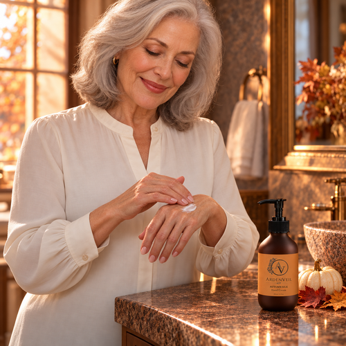 AUTUMN SILK Hand Cream, Spices & Sandalwood